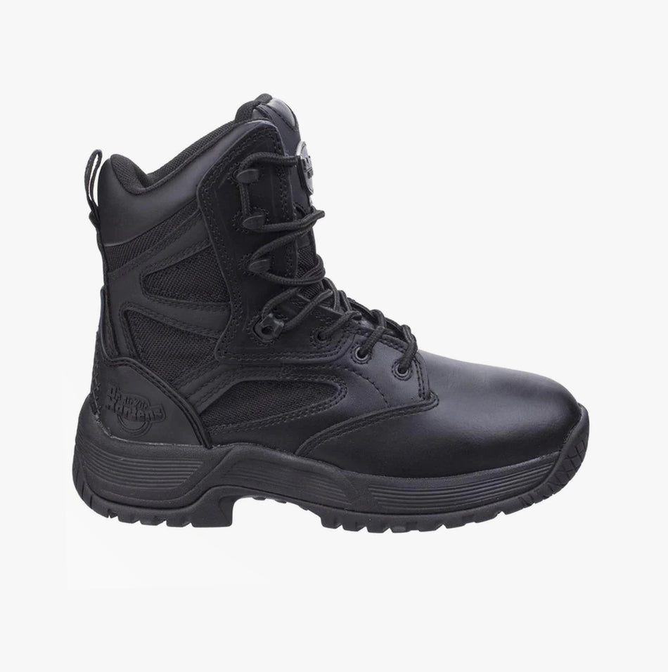 Dr Martens SKELTON Mens Leather Service Boots Black