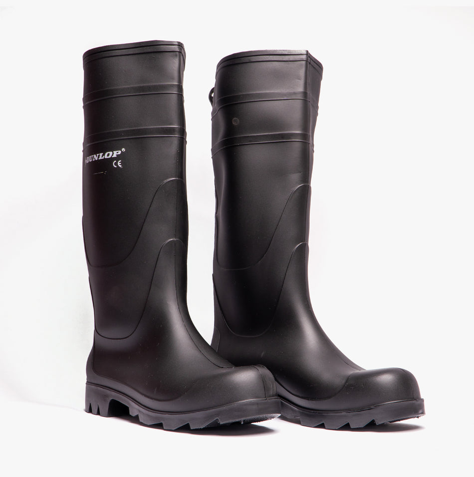 Dunlop UNIVERSAL Mens Non-Safety Wellington Boots Black