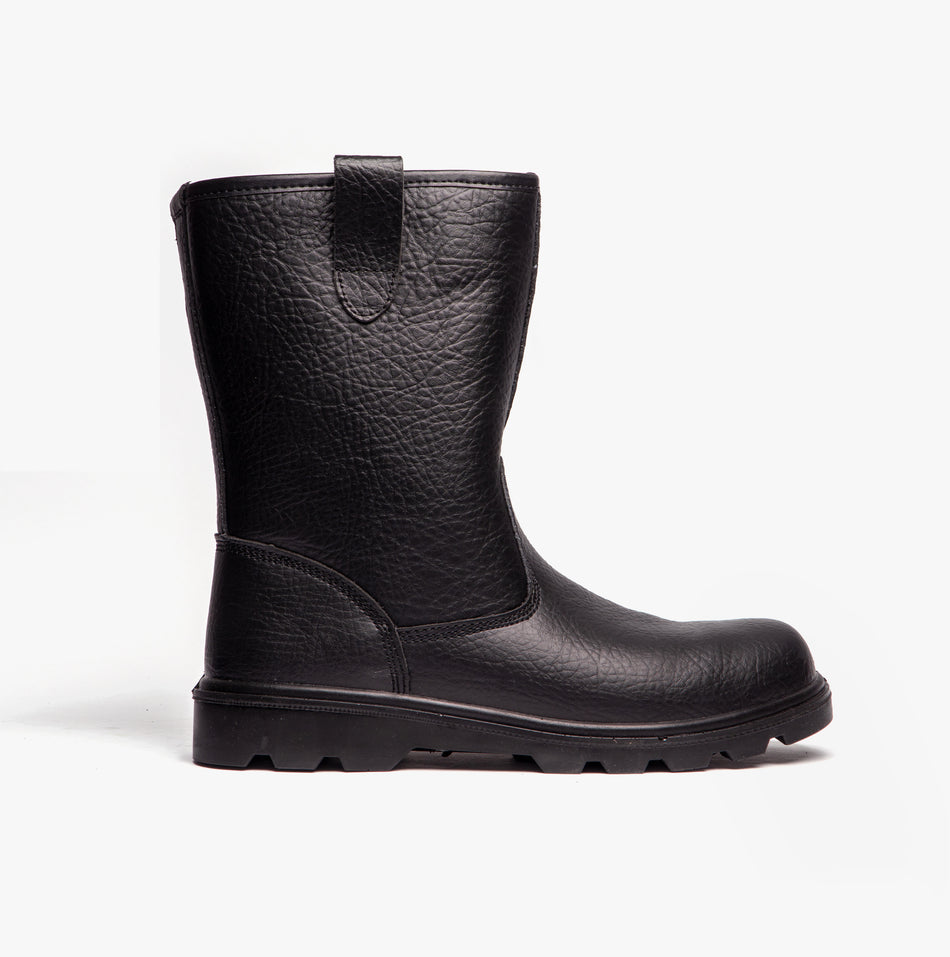 Grafters M021A Mens Rigger Safety Boots Black