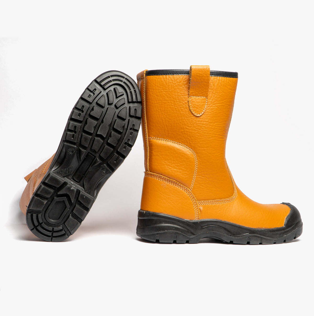 Grafters M239BSM Mens Rigger Safety Boots Tan STB – - Main Image