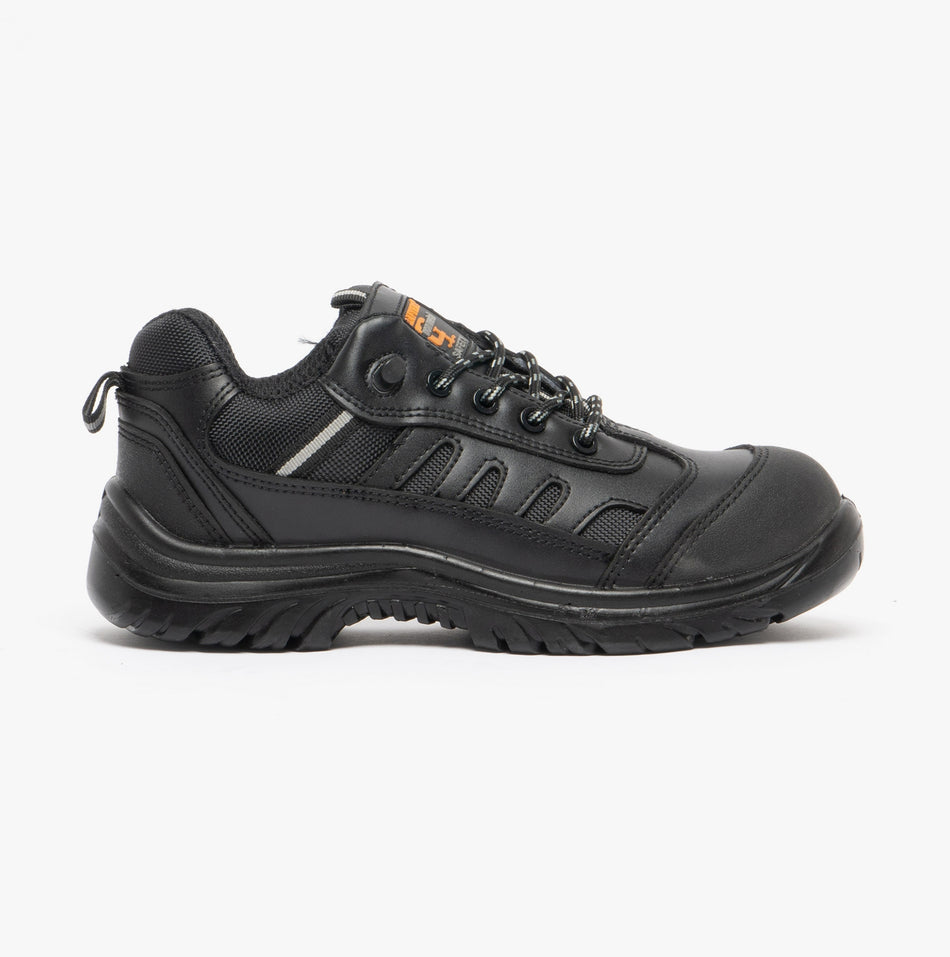 Grafters M462A Unisex Composite Toe Trainers Black
