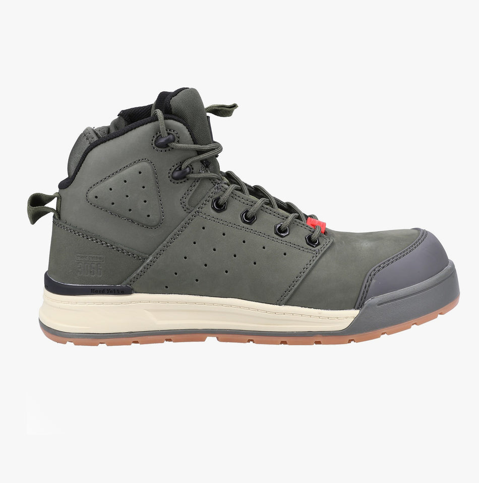 Hard Yakka 3056 Mens Safety Boots Green