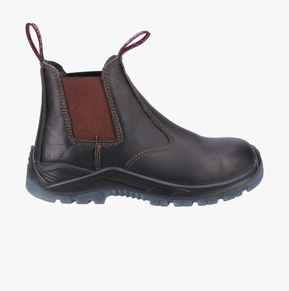 Hard Yakka BANJO Womens Safety Boots Brown
