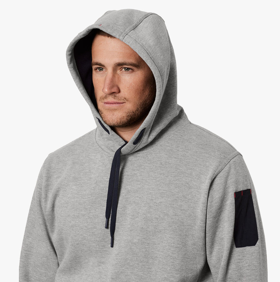 Hard Yakka BRUSHED FLEECE Mens Sweatshirt Grey