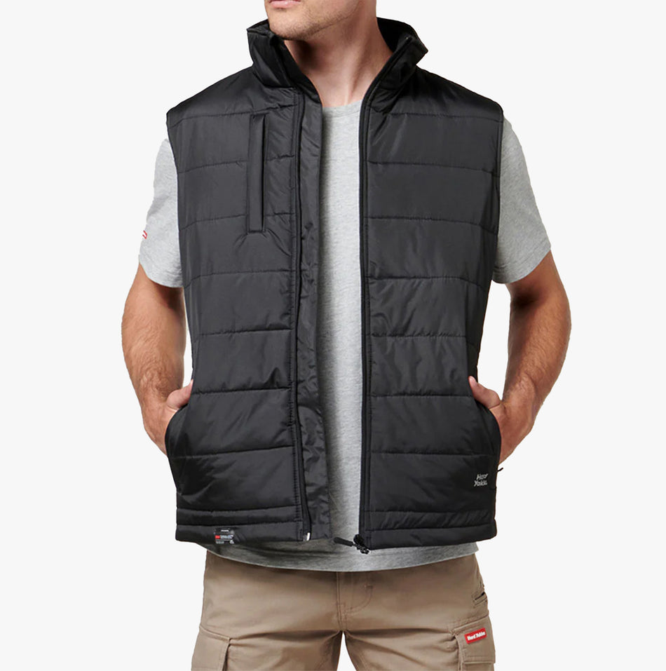 Hard Yakka PUFFA 2.0 Mens Body Warmers Black