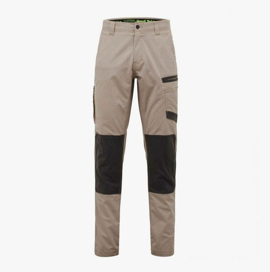 Hard Yakka RAPTOR ACTIVE Mens Work Trousers Tan