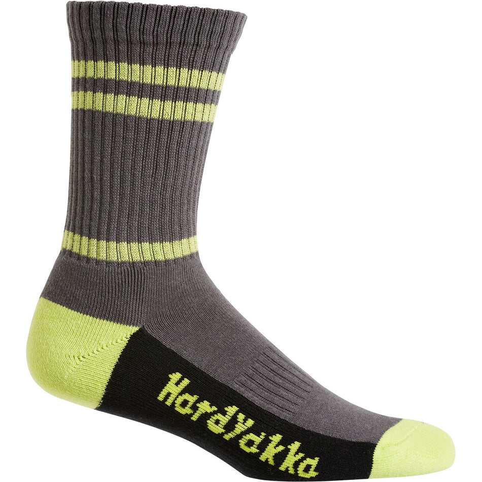Hard Yakka CREW FIVE PACK WORKSOCK Mens Socks Multicoloured
