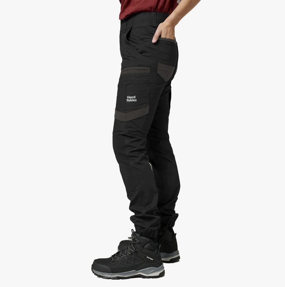 RAPTOR CUFFED Womens Work Trousers Black
