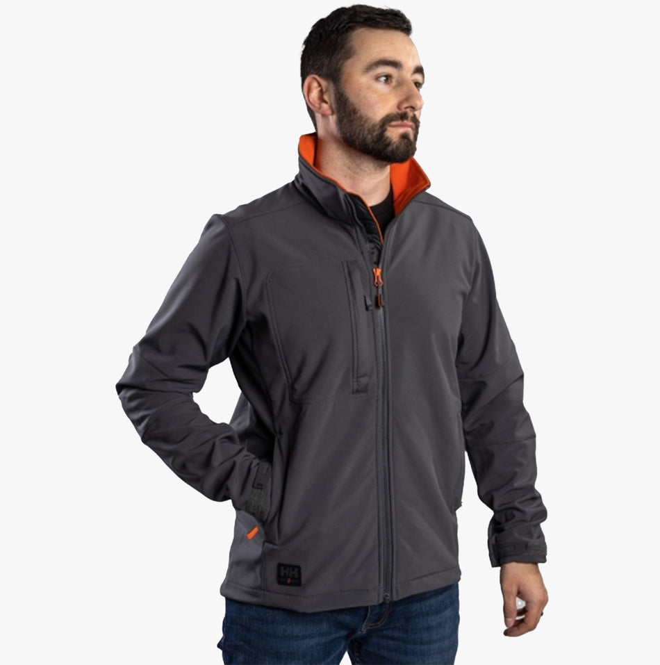 Helly Hansen KENSINGTON Mens Softshell Jacket Grey