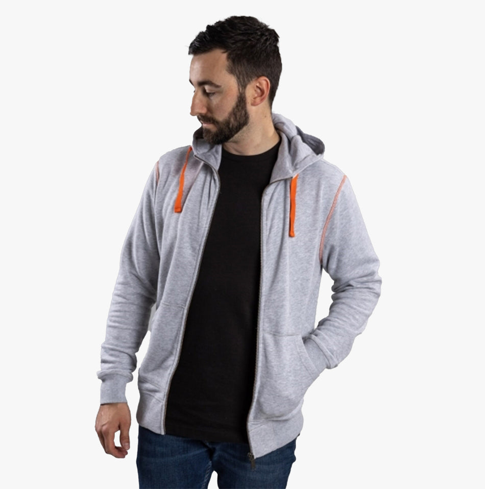 Helly Hansen OXFORD ZIP HOODIE Mens Sweatshirt Grey Melange