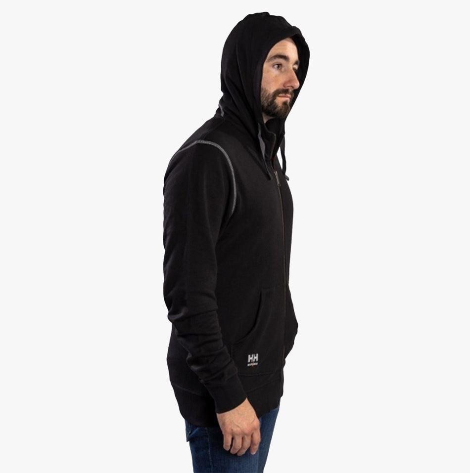 Helly Hansen OXFORD ZIP HOODIE Mens Sweatshirt Black