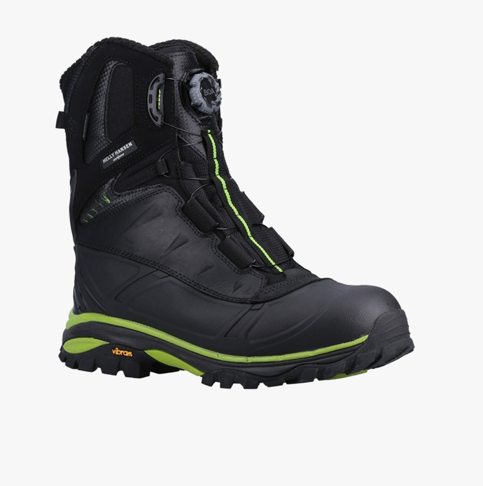 Helly Hansen MAGNI BOA WINTERBOOT Unisex Safety Boots Black/Dark Lime