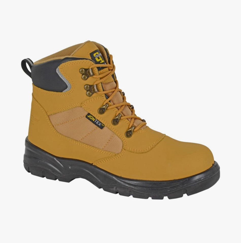 Grafters TERRAFORCE Mens Waterproof Hiker Safety Boots Honey