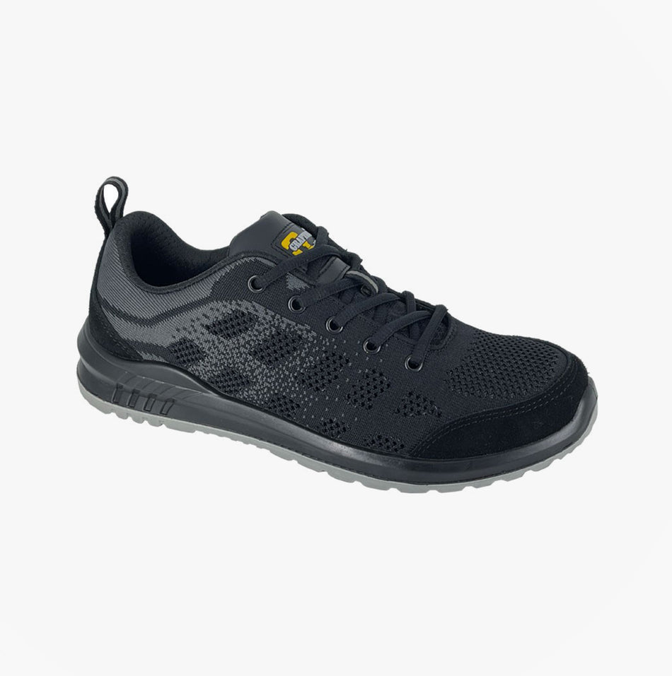 Grafters M219F Arko Unisex Steel Toe Safety Trainers Black/Grey