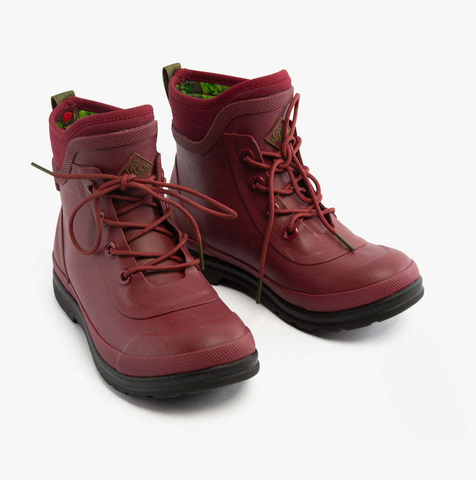 Muck Boots MUCK ORIGINALS Womens Rubber/Neoprene Wellington Boots Red