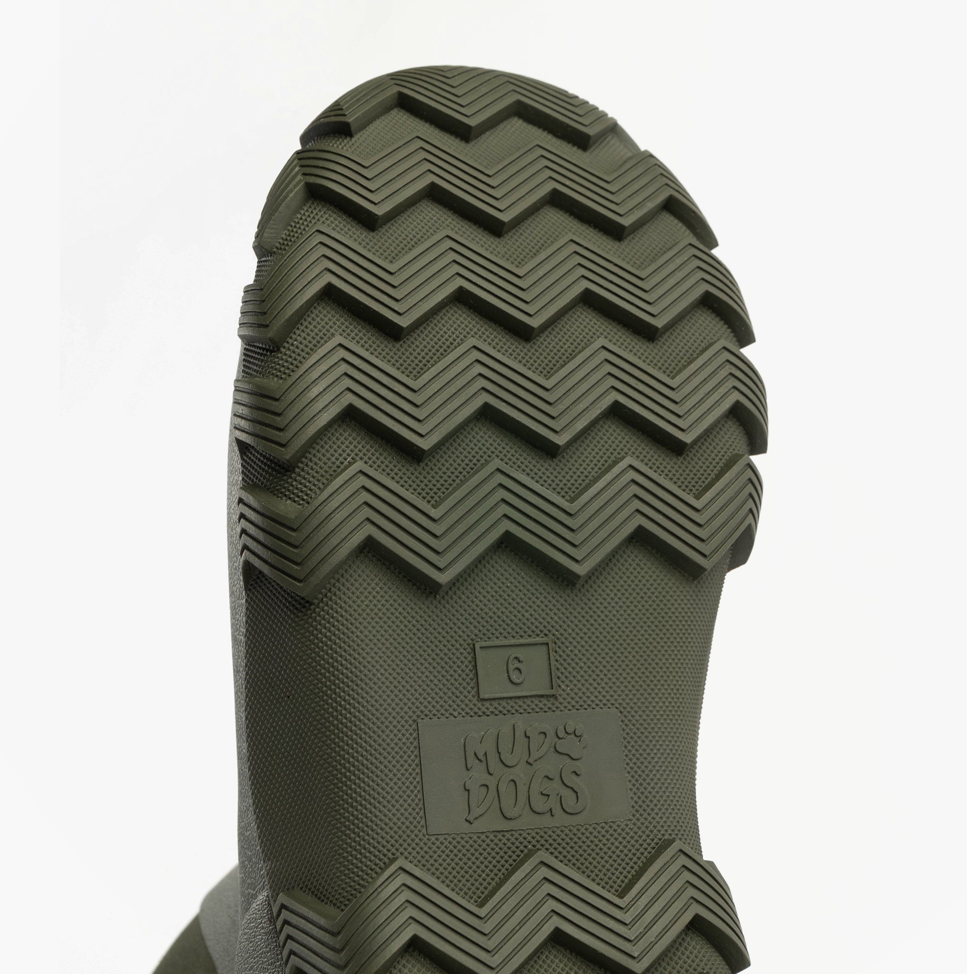 Mud Dogs RUTLAND SHORT Unisex Neoprene Wellies Olive | STB
