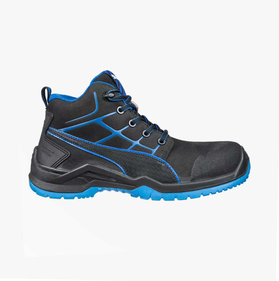 Puma Safety KRYPTON Mens Nubuck Safety Boots Blue/Black