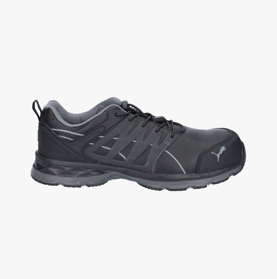 Puma Safety VELOCITY 2.0 Mens Leather Safety Trainers Black