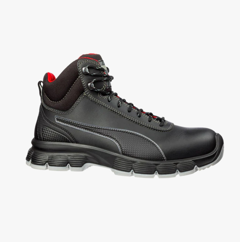 Puma Safety PIONEER MID Mens Leather Safety Boots Black