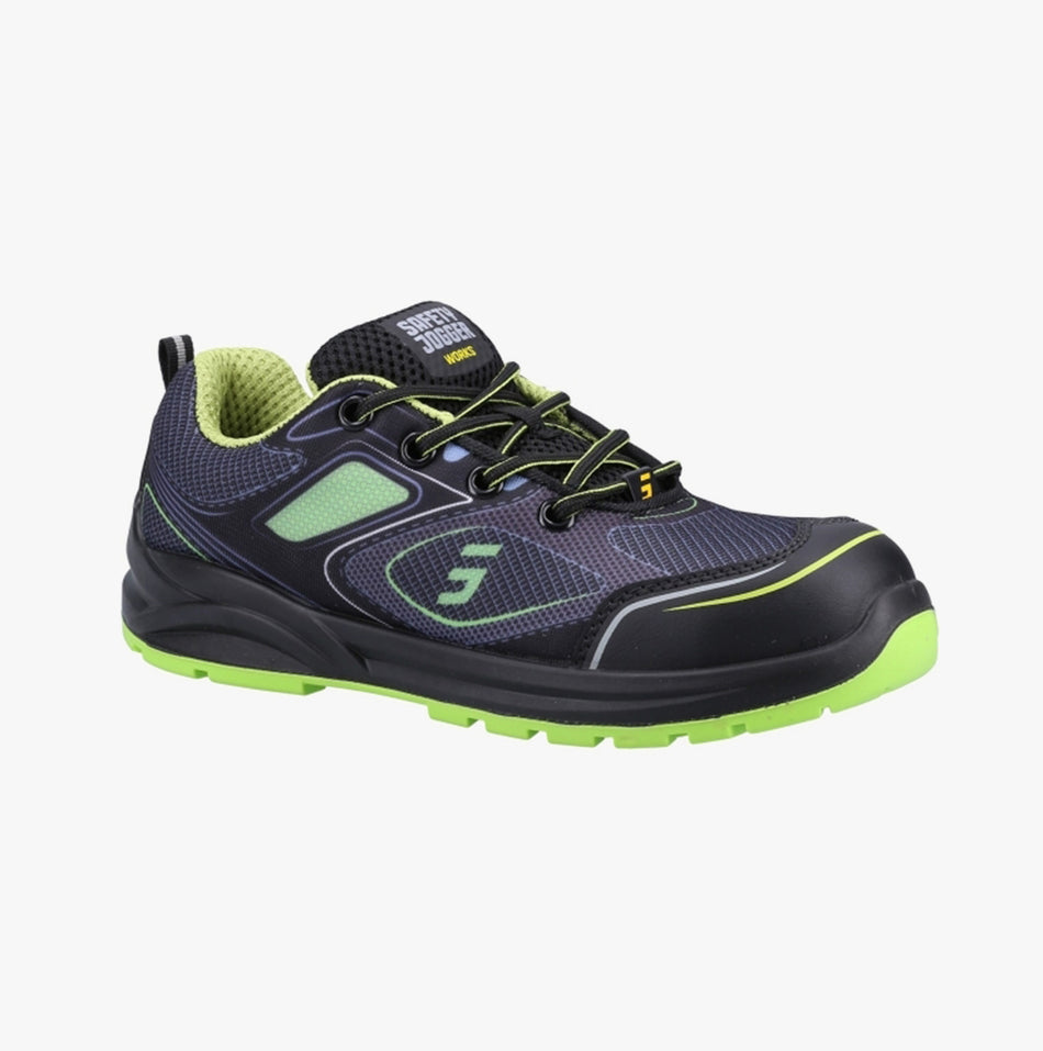 Safety Jogger CADOR S1P Mens Safety Trainers Green