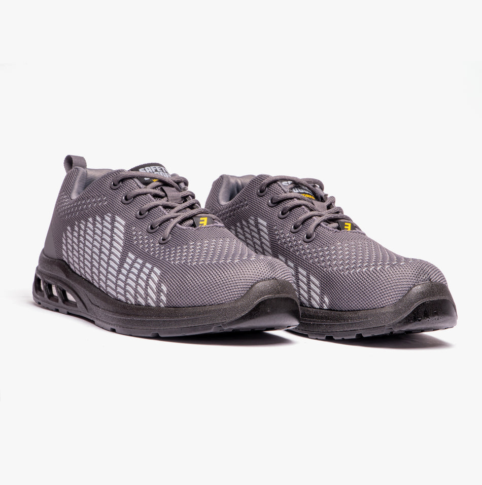 Safety Jogger FITZ S1P Mens Safety Trainers Grey