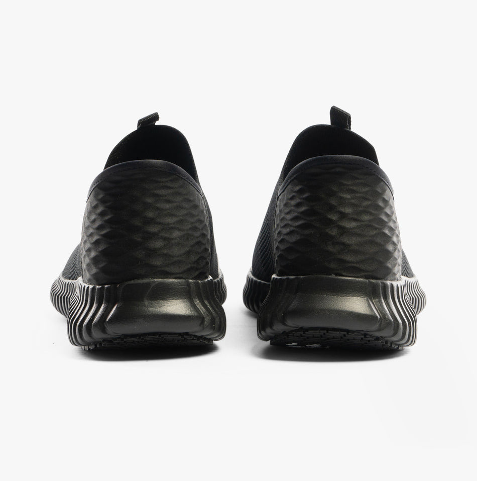 Skechers Work 200171EC CESSNOCK RYLIND SR Mens Occupational Trainers Black