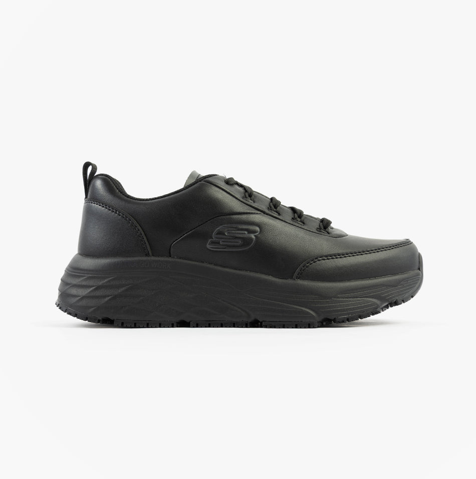 Skechers Work MAX CUSHIONING ELITE SR KAJUS Womens Trainers Black