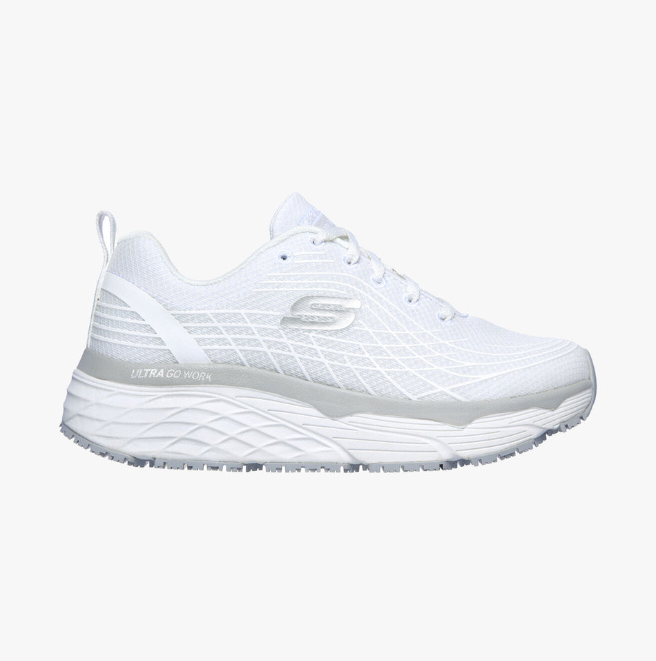 Skechers Work 108016EC/WHT MAX CUSHIONING ELITE SR Womens Occupational Shoes White