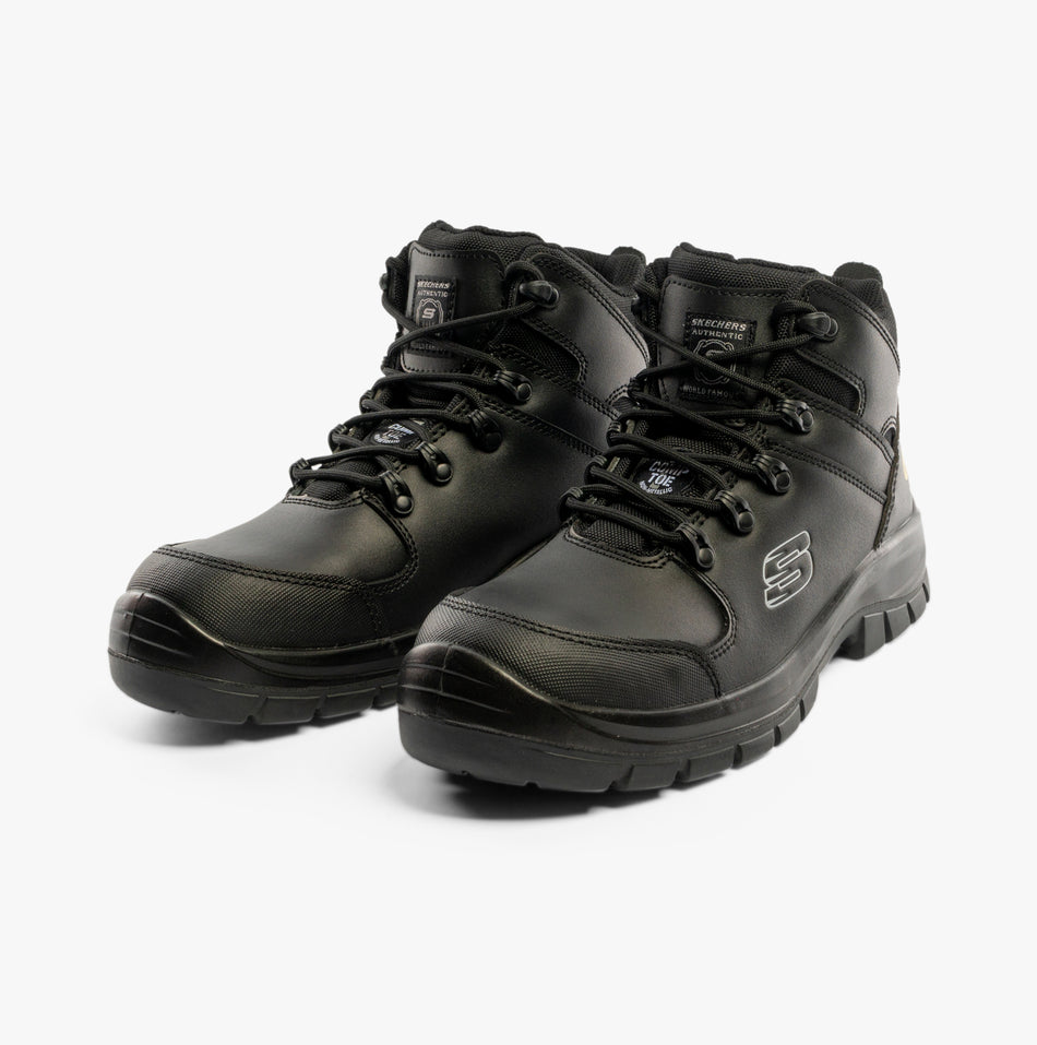 Skechers Work 200187EC/BLK TROPHUS - KILRAM Mens Safety Boots Black