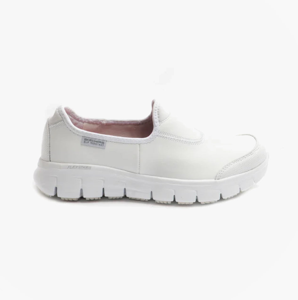 Skechers Work 76536EC SURE TRACK SR Womens Occupational Shoes White