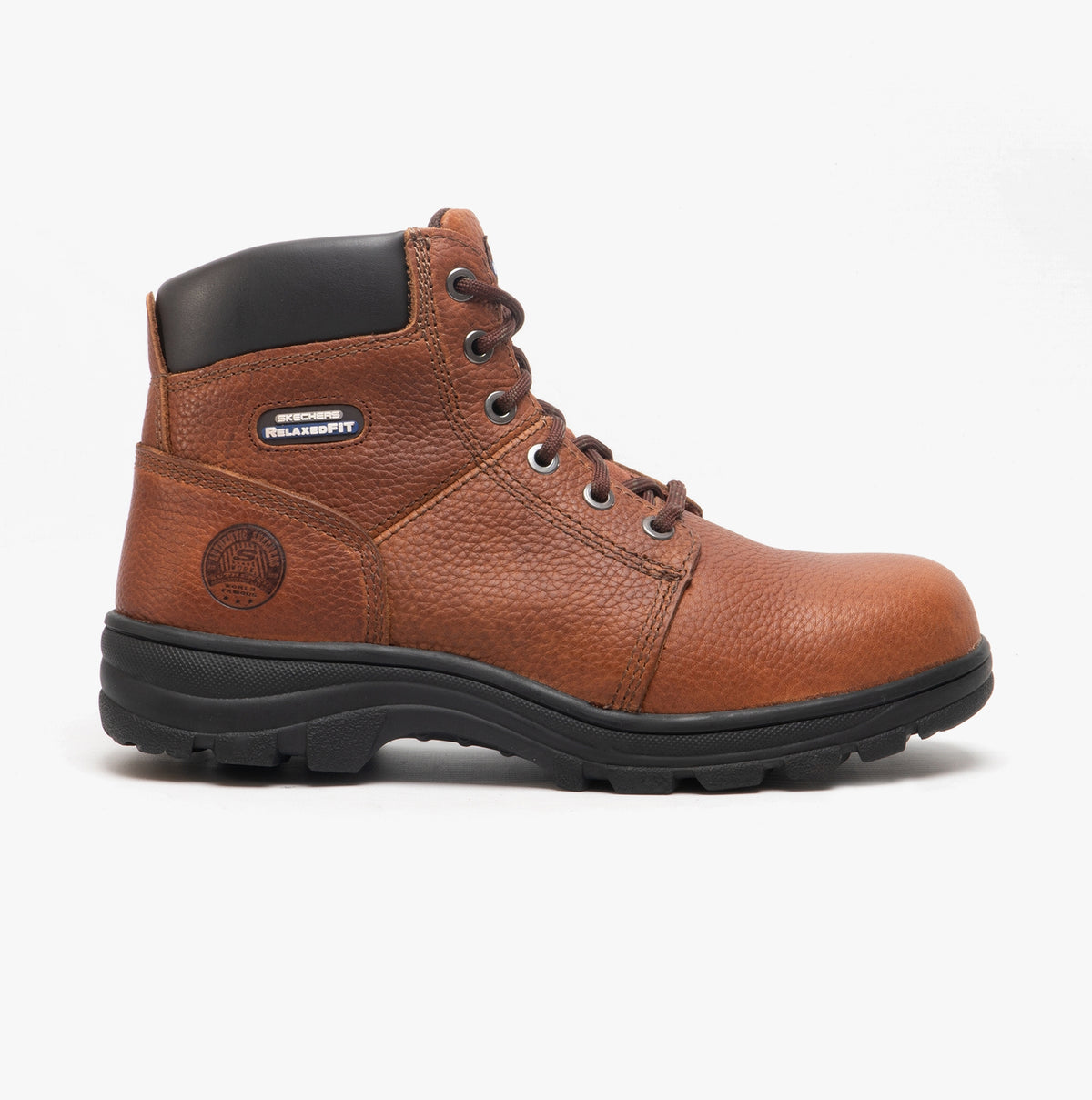 Skechers Work 77009EC WORKSHIRE Mens Safety Boots Brown  display picture 3