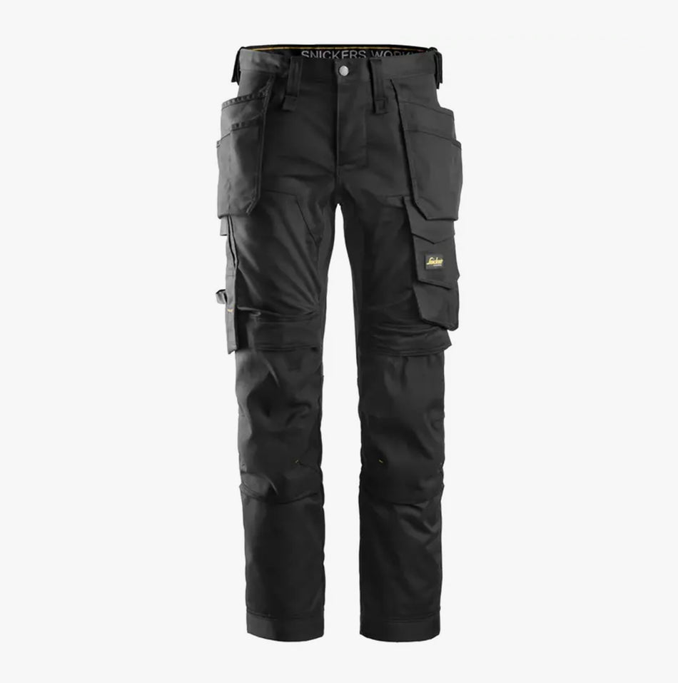 Snickers 62410404 Stretch Trousers HP Black
