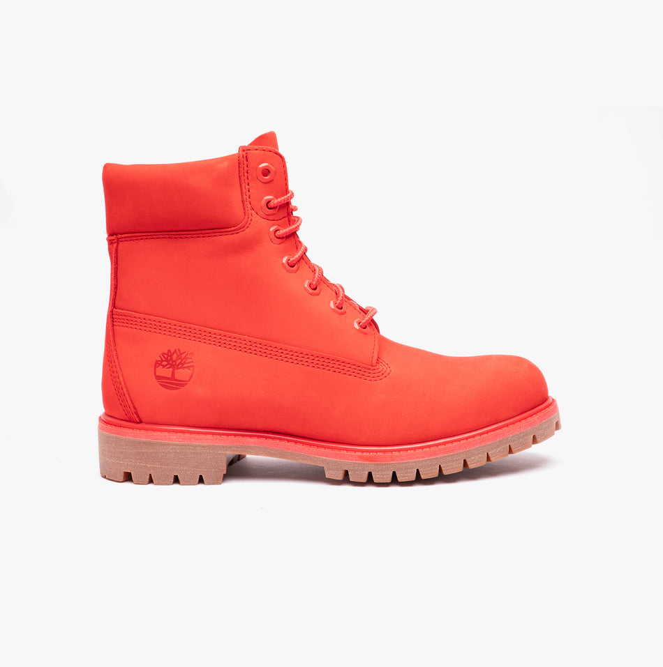 Timberland 6 INCH PREMIUM Mens Waterproof Boots Aura Orange