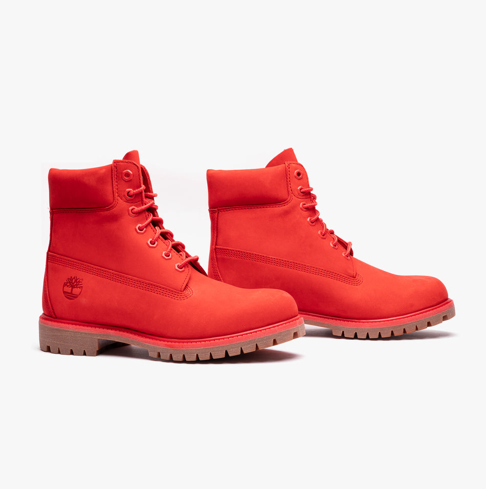 Timberland 6 INCH PREMIUM Mens Waterproof Boots Aura Orange