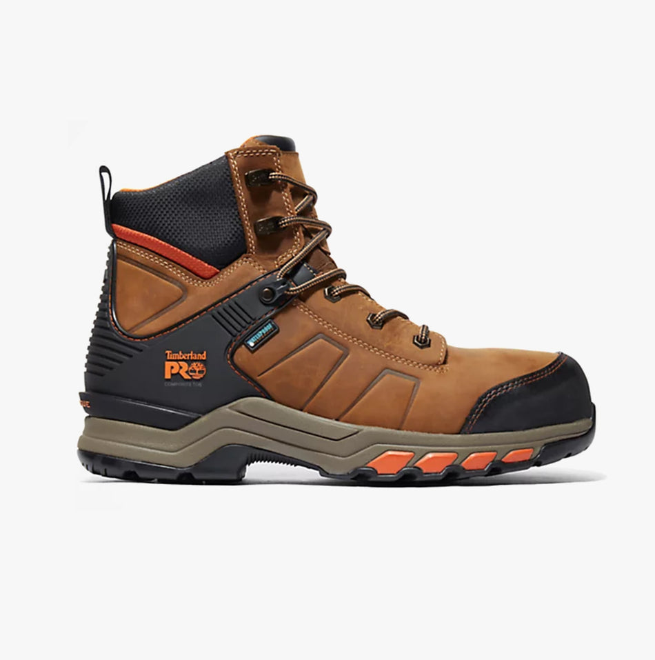 Timberland Pro HYPERCHARGE WORK Mens Leather Safety Boots Brown