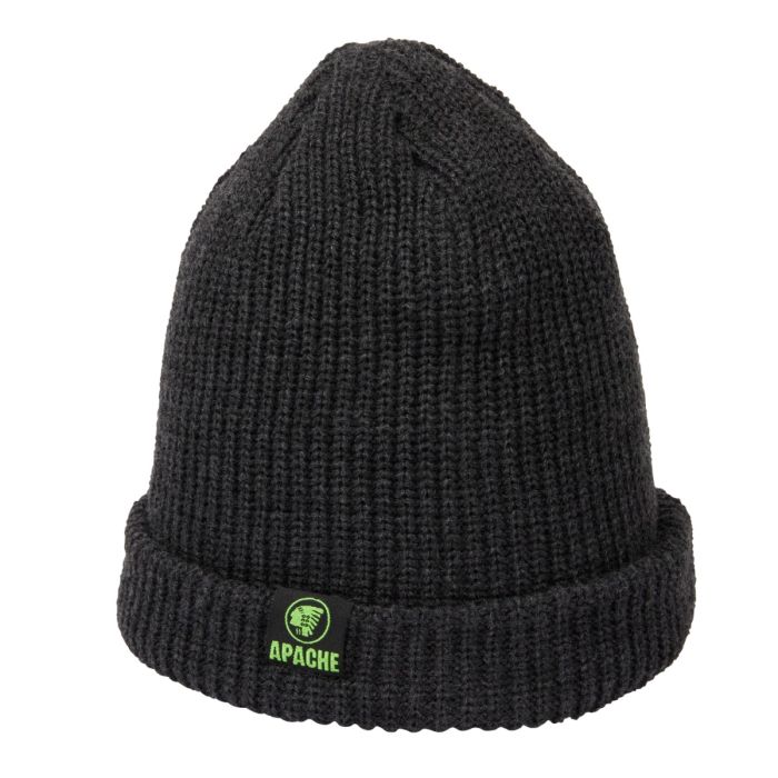 Apache DAWSON Unisex Beanie Hat Charcoal Grey