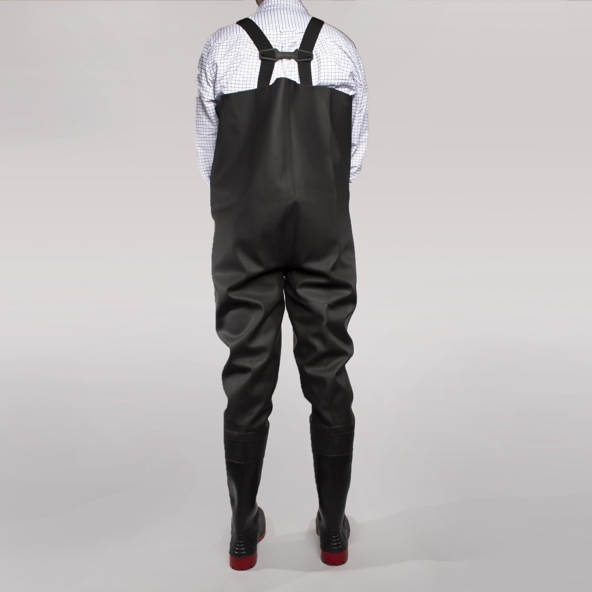 Amblers Safety AS1000CW DANUBE Unisex Safety Waders Black/Red 24875 - 41140 - 02 | STB.co.uk