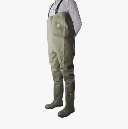 Amblers Safety AS1002CW TYNE Unisex Safety Waders Green 24878 - 41143 - 02 | STB.co.uk