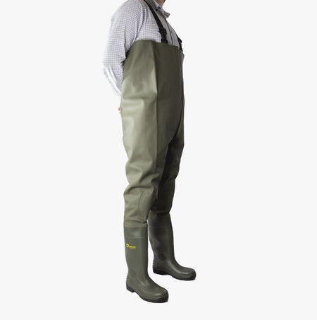 Amblers Safety AS1002CW TYNE Unisex Safety Waders Green 24878 - 41143 - 02 | STB.co.uk