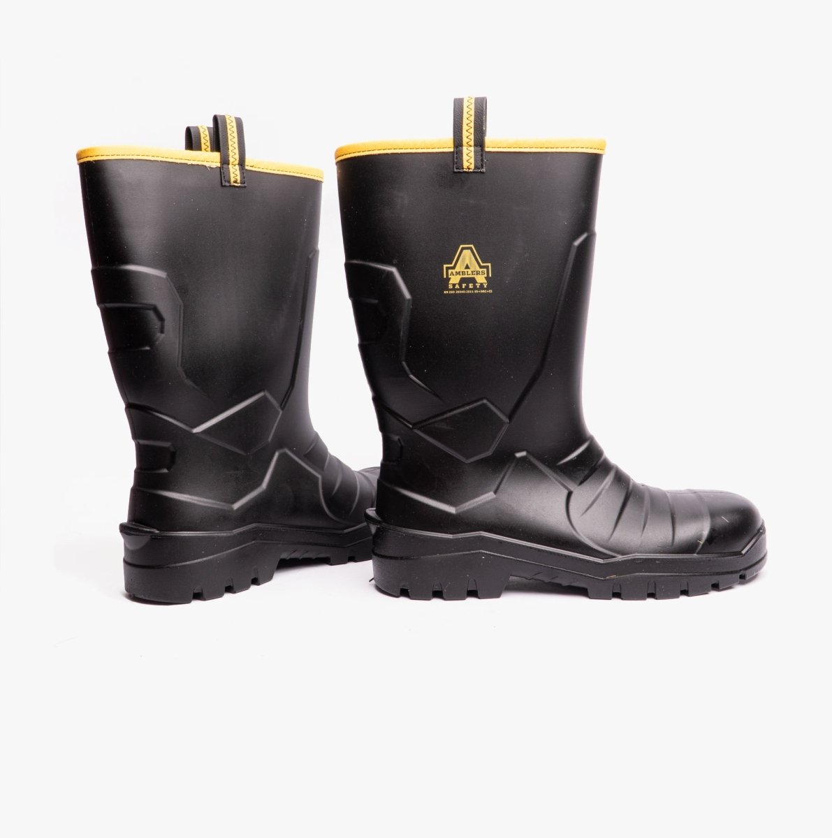 Amblers Safety AS1008 Unisex Wellington Safety Boots Black 27041 - 45400 - 03 | STB.co.uk