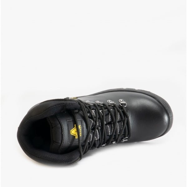 Amblers Safety AS335 MOORFOOT S3 Unisex Leather Safety Boots Black 26171 - 43655 - 01 | STB.co.uk