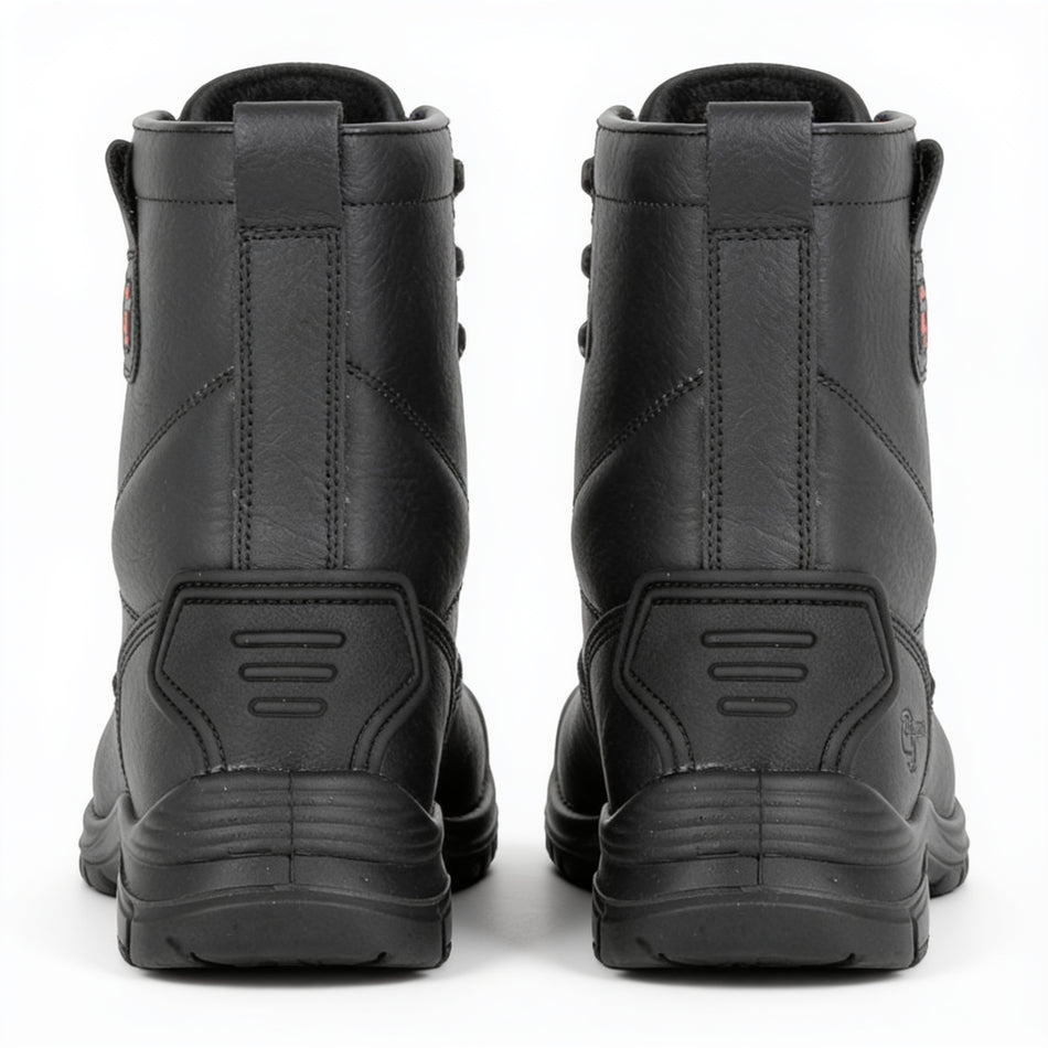 Grafters M922A Mens Fur Lined Rigger Safety Boots Black