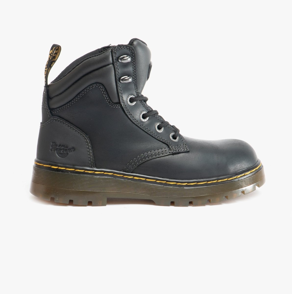 Dr Martens BRACE Unisex Leather Safety Boots Black 27702 - 46606 - 01 | STB.co.uk