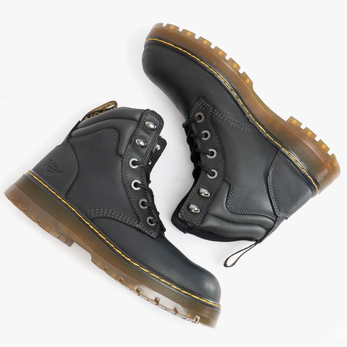 Dr Martens BRACE Unisex Leather Safety Boots Black 27702 - 46606 - 01 | STB.co.uk