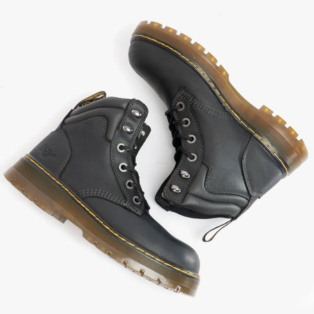 Dr Martens BRACE Unisex Leather Safety Boots Black 27702 - 46606 - 01 | STB.co.uk
