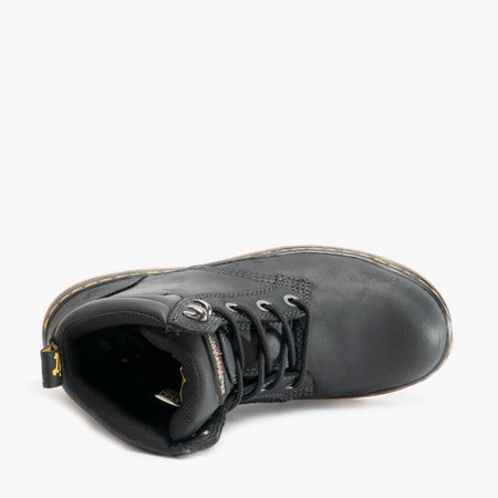 Dr Martens BRACE Unisex Leather Safety Boots Black 27702 - 46606 - 01 | STB.co.uk