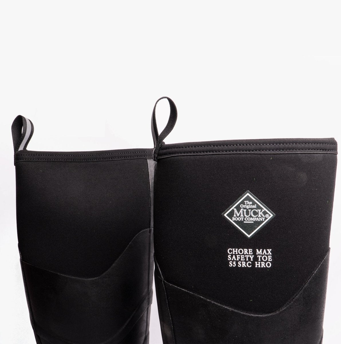 Muck Boots CHORE MAX S5 Unisex Rubber Safety Wellington Boots Black STB