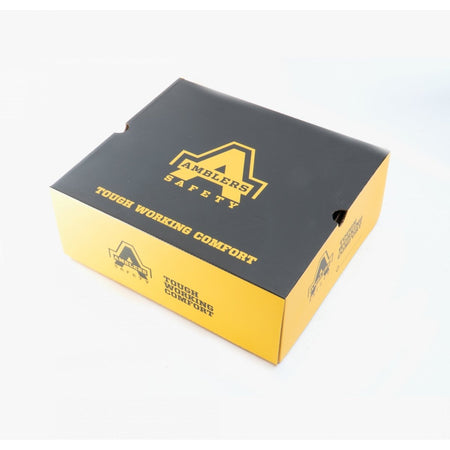 Amblers Safety FS161 Unisex Leather Safety Boots Black 09635 - 10210 - 12 | STB.co.uk