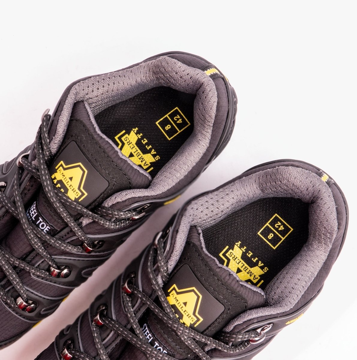 Amblers Safety FS23 Unisex Safety Trainers Black 24883 - 41148 - 02 | STB.co.uk
