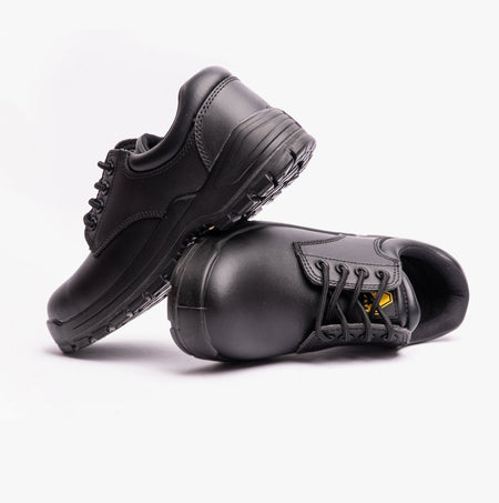 Amblers Safety FS38C Unisex Leather Safety Shoes Black 02459 - 00793 - 01 | STB.co.uk